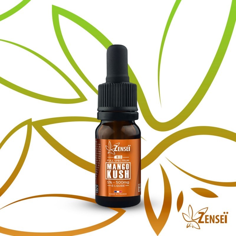 Mango Kush Ml Cbd Full Spectrum E Liquide Cbd De Zensei Cannadis